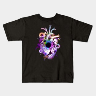 Floral heart 18 Kids T-Shirt